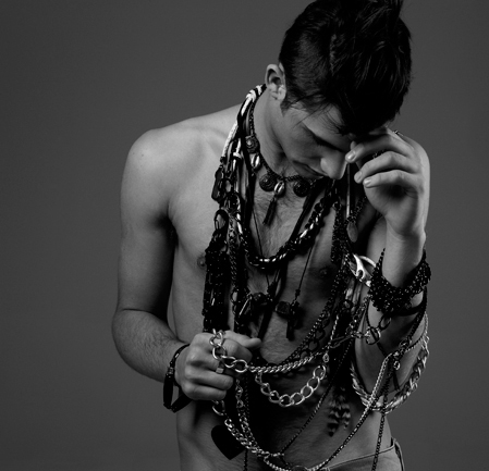 Male model photo shoot of Dario Gardiman, makeup by Christina Cleary