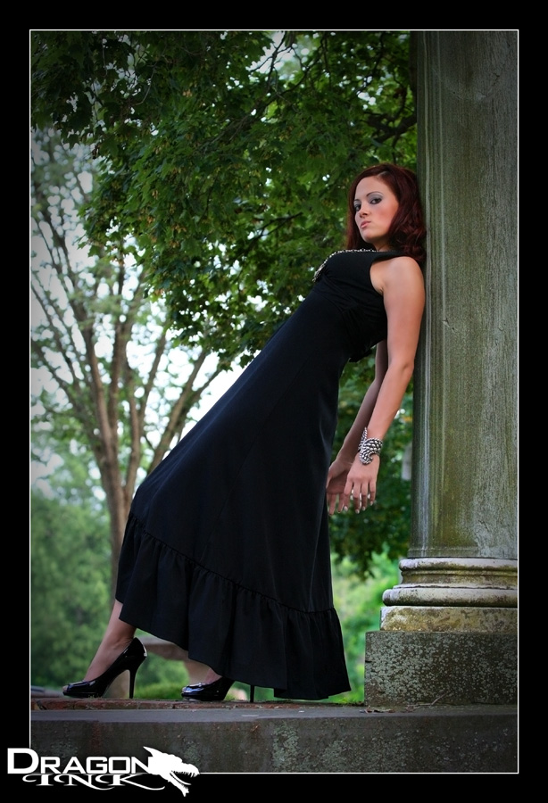 Female model photo shoot of Dena B by Dragon Ink - Sean William in Ringwood Manor - Ringwood, NJ, makeup by HeidyP