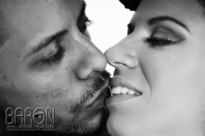 Male and Female model photo shoot of PLATINO and Victoria Rodriguez by Baron A DaParre