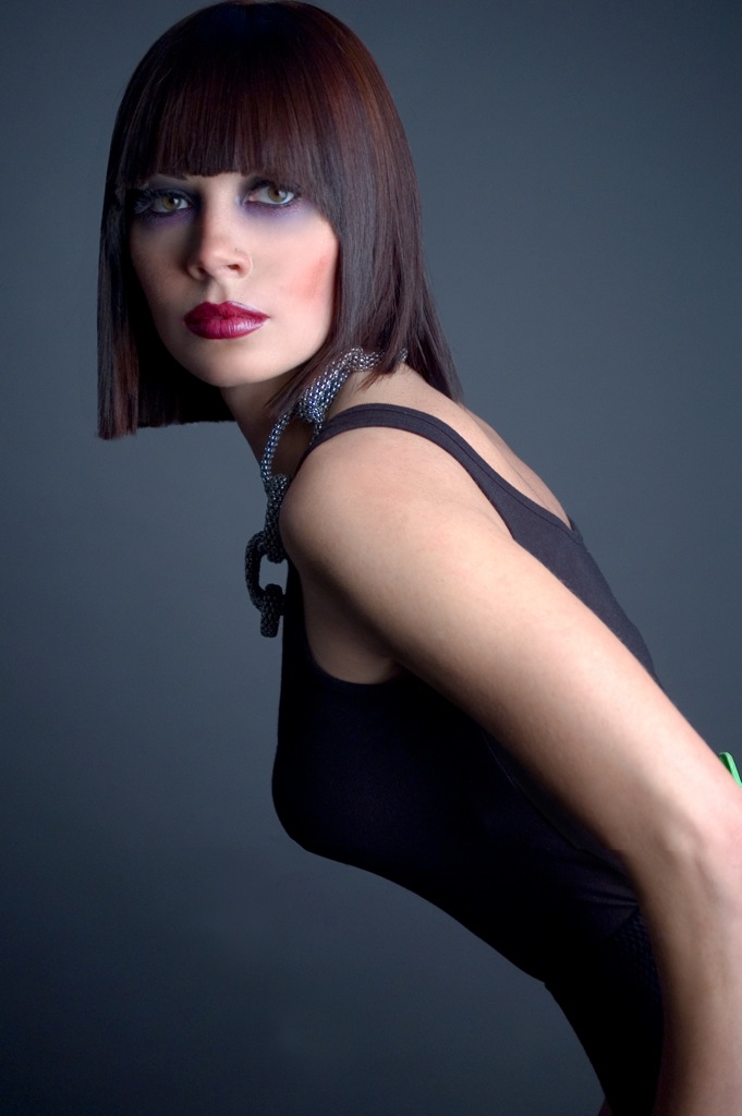 Female model photo shoot of Michelle Patrick Salons in Dallas