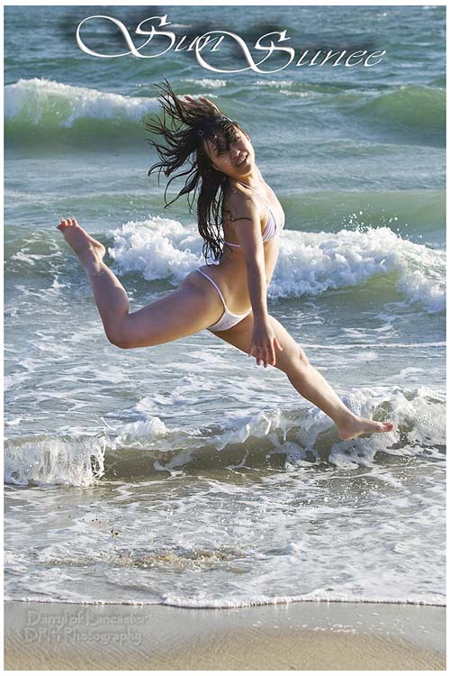 Female model photo shoot of Sun Sunee by Darryl of Lancaster in Huntington Beach, CA