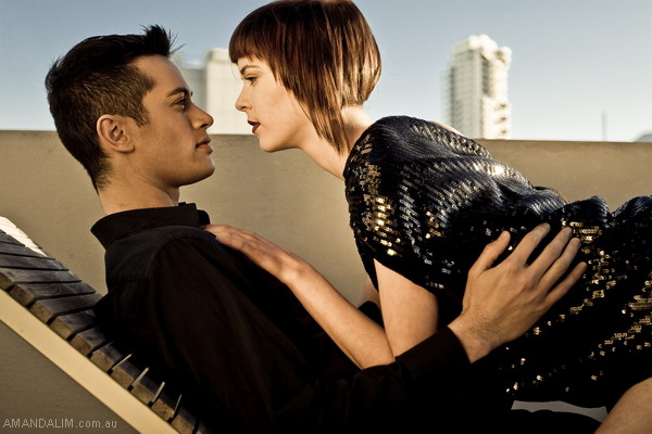 Female and Male model photo shoot of Michelle G MUA, Alamela and Daniel Hughes by A_Lim, hair styled by Jamie Hughes