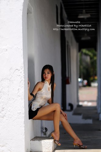 Female model photo shoot of channelleyeo