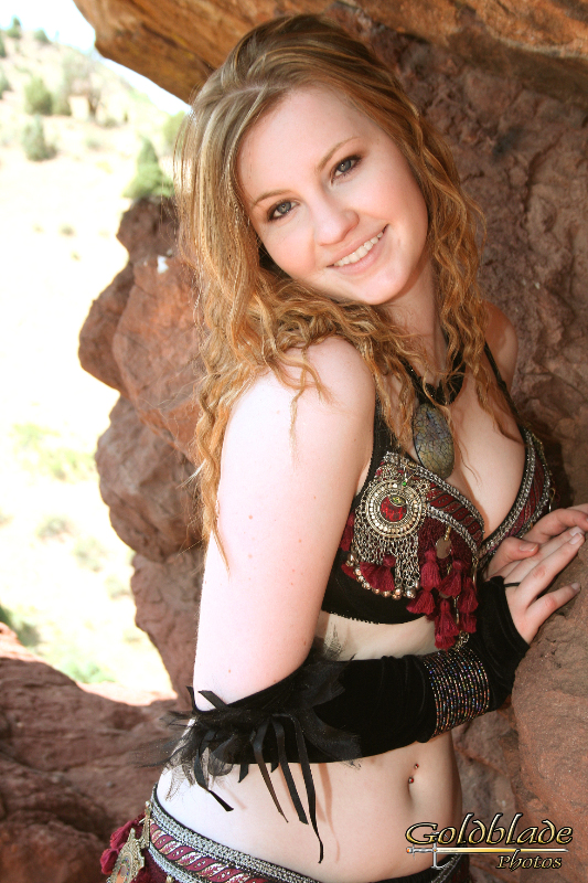 Female model photo shoot of Shattered Faith by Goldblade Photos in Red Rocks