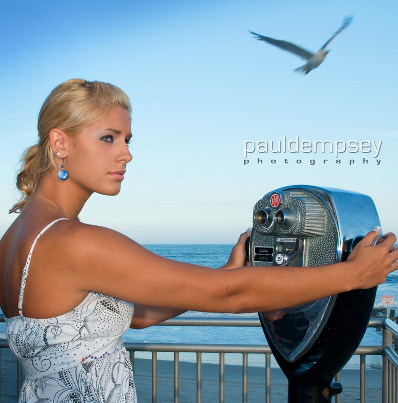 Male and Female model photo shoot of Paul Dempsey and Meggy EH in Ocean City NJ