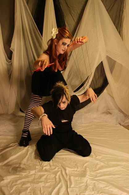 Male and Female model photo shoot of Cursetopher and Melissa Moxie by A Beautiful Chaos