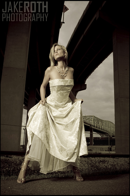 Female model photo shoot of Andy Austelle by Jake Roth - Pathways in Downtown Jacksonville, Florida 