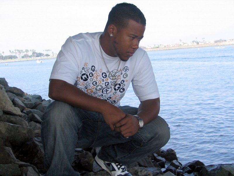 Male model photo shoot of Ian Charles in San Diego's Mission Beach
