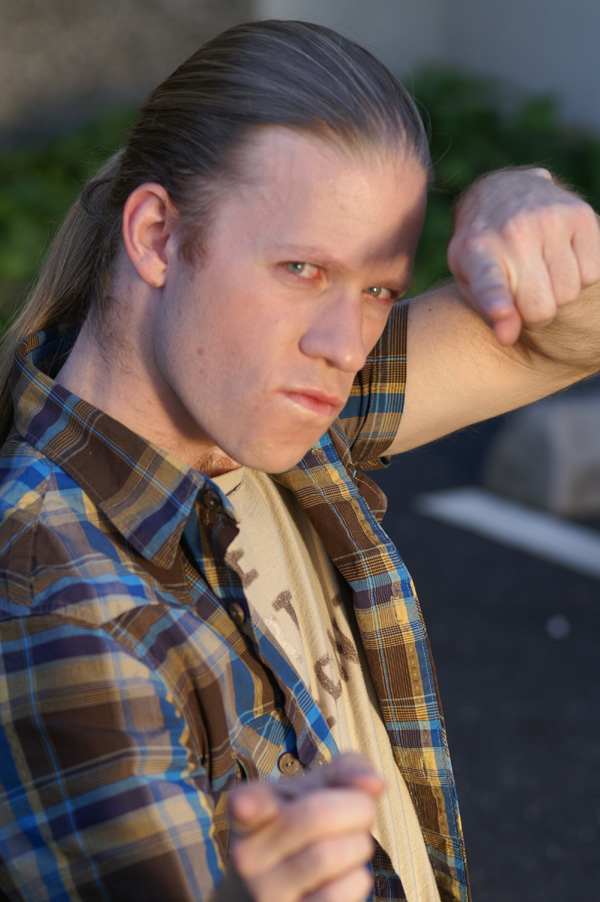 Male model photo shoot of Swordfighter Ross in Chico, CA (Shot for my acting portfolio)
