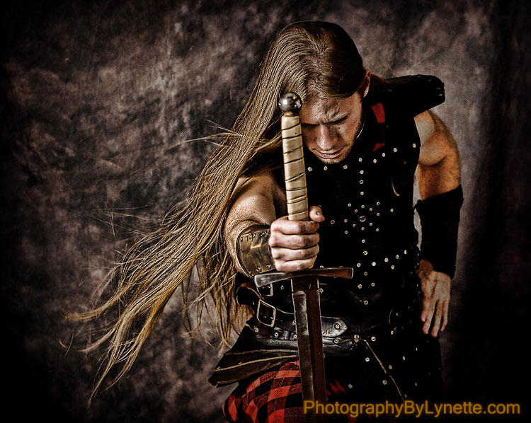 Male model photo shoot of Swordfighter Ross in Studio, Palo Cedro, CA (Casual shoot with friend)
