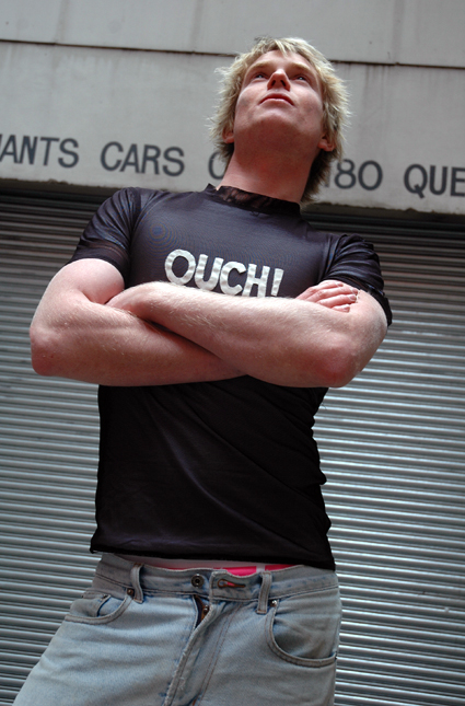 Male model photo shoot of Jay Finch in Melbourne, Back Alley