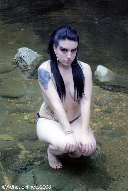 Female model photo shoot of jldavis in creek