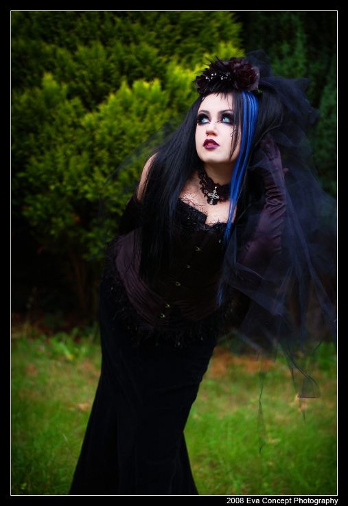 Male and Female model photo shoot of Dark Romantics  and Deadly D0ll in Southampton