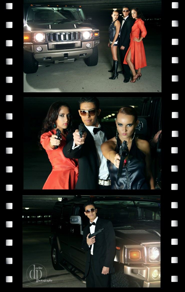 Female and Male model photo shoot of Yana King, Sabrina L, Laura Padilla and Sean Maxwell by Deelite Photography in sandy springs ga, makeup by C Zolotova Cosmetika, clothing designed by  Reign Couture