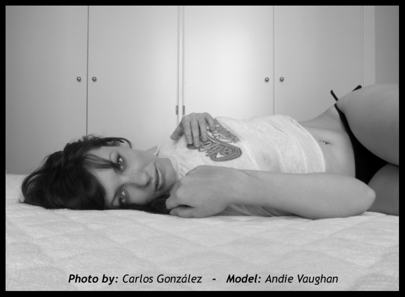 Female model photo shoot of Andie V in Madrid