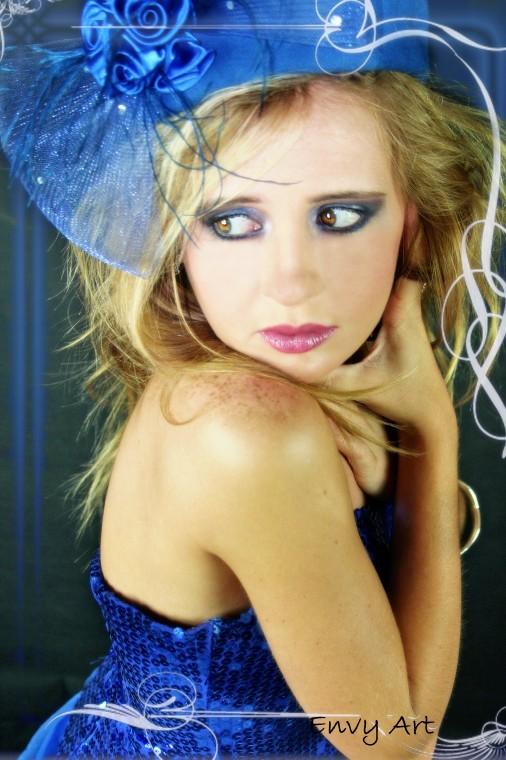 Female model photo shoot of Holly Farley by Envy - Art in Missouri, makeup by CaraSue Hall