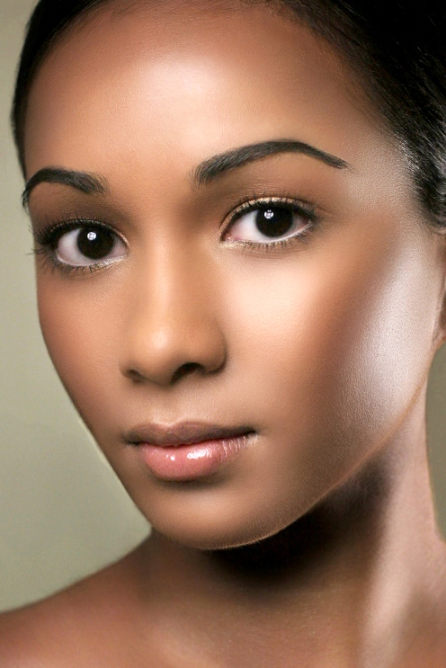 Female model photo shoot of Neena_Marie by v v v, makeup by MAKE UP FOR EVER