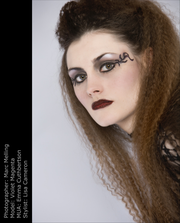 Female model photo shoot of Violet Magenta in Studio Shoot in Newcastle