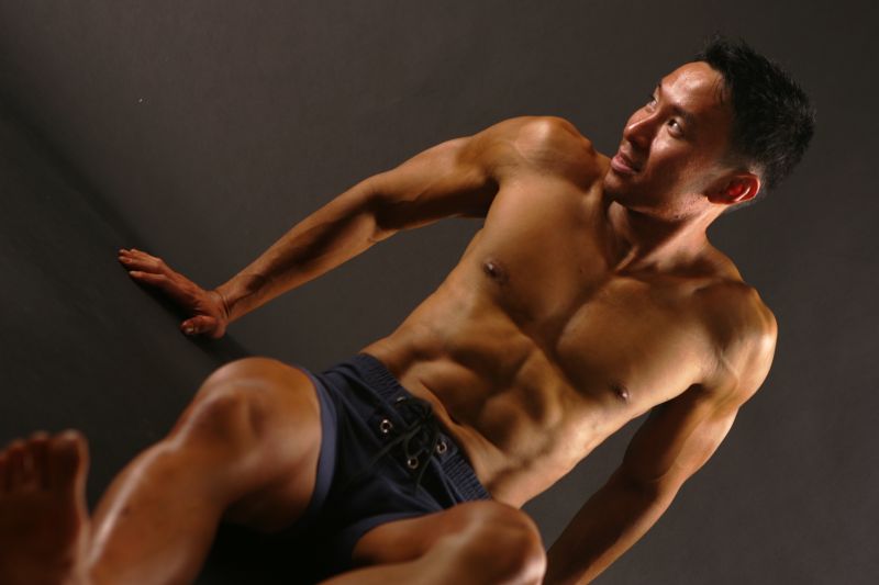 Male model photo shoot of Kev Jang
