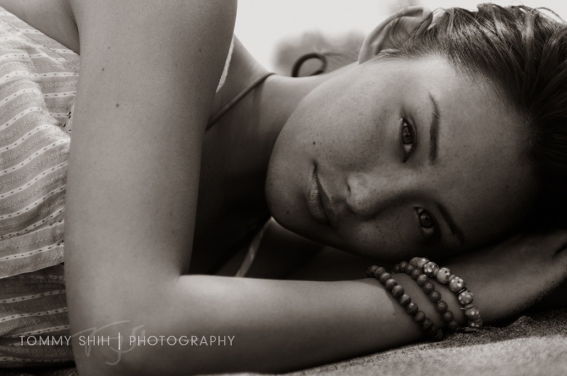 Female model photo shoot of Sassarella by Tommy Shih