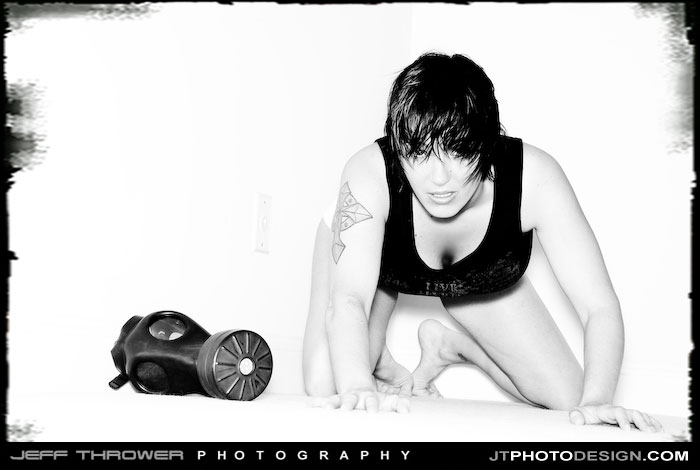 Female model photo shoot of Allison Grrr by JT Photo Design in In the dark