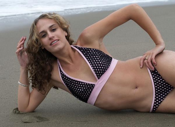 Female model photo shoot of Stacey Arwen Raab in Baker's Beach, SF