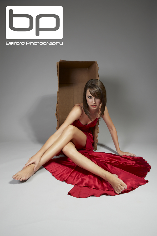 Female model photo shoot of Chelle Bella by aaronbelford in Studio