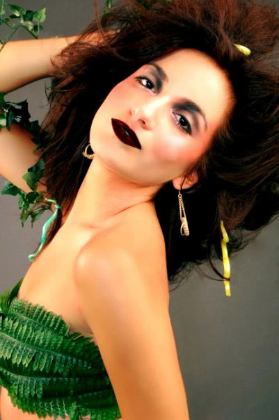 Female model photo shoot of N ii k ii by Kat Leroux in Interlude Tri Studios, hair styled by ASHLEIGHW, makeup by carmen hoang