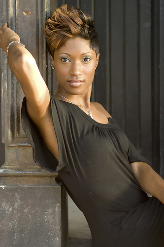 Female model photo shoot of Breannah by Fashion By: MP