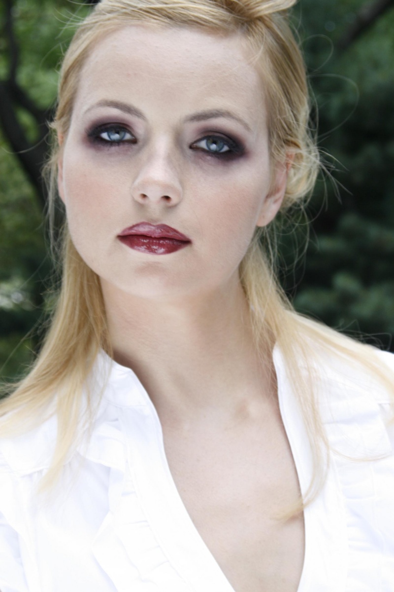 Female model photo shoot of Kiska by Shawna Something, hair styled by Ms MeMi, makeup by Amy Beth Lerner