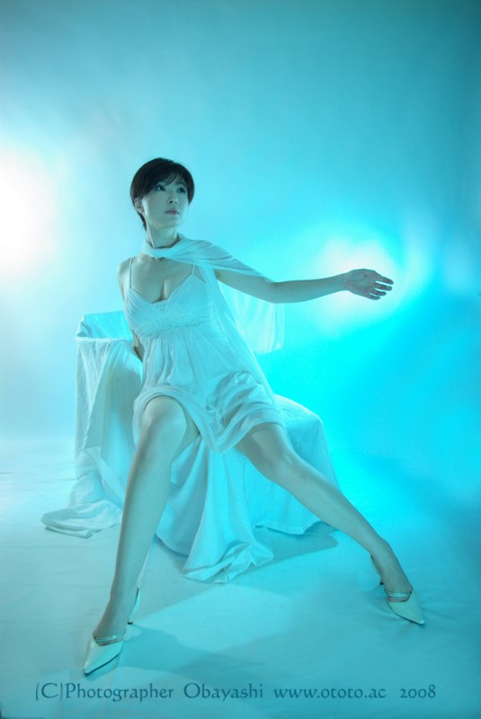 Female model photo shoot of sepia I by OBAYASHI OTOTO PHOTO in Kobe studio,Japan