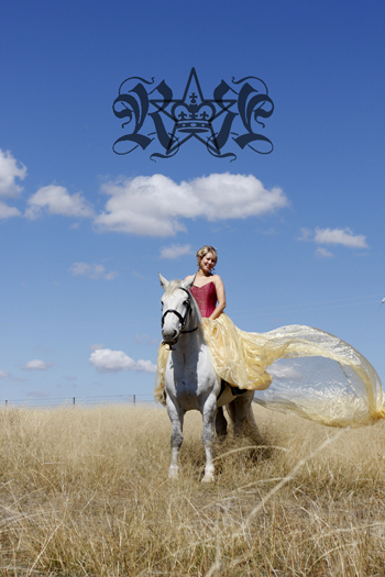 Female model photo shoot of Rockstars and Royalty in Brindabella Carriages