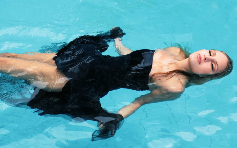 Female model photo shoot of Luxuriate in Beauty by John Fisher in Miami Beach, Fl