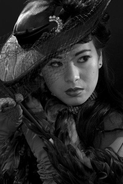 Female model photo shoot of Jeanine C by Trevan Wong Photography in Studio, makeup by Amanda Mc Gowan