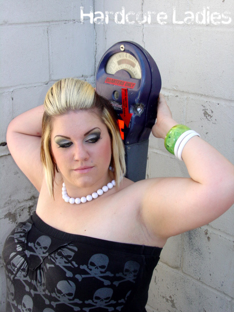 Female model photo shoot of Mandi MySpace in Downtown / St. Cloud, MN, makeup by Neeley