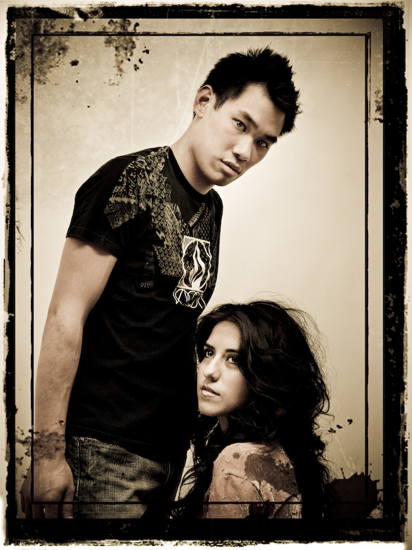 Male and Female model photo shoot of Phuong Ngoc Nguyen and yolandalatina by Lei Rivera in Las Vegas