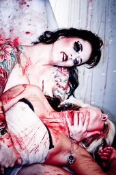 Female model photo shoot of Dani Fatal and monica heart by Tracy Graham in Chicago, Il