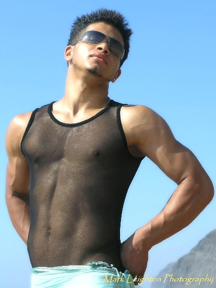 Male model photo shoot of Ajay Mohammhed by Mark Leighton in Algarve