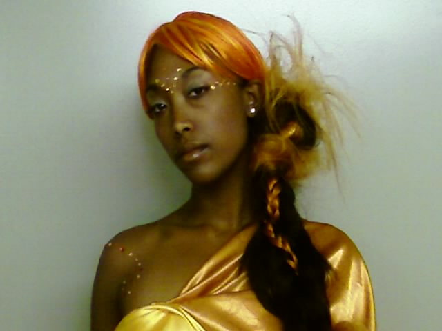 Female model photo shoot of Khiara in Hair Show for Marinello's in Inglewood, CA