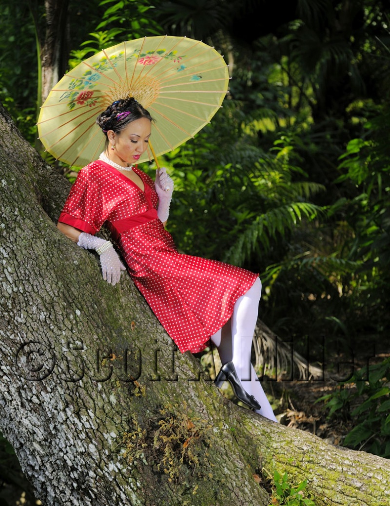 Female model photo shoot of Joye Chanson by Scott A Miller photo in Secret Tree Nook