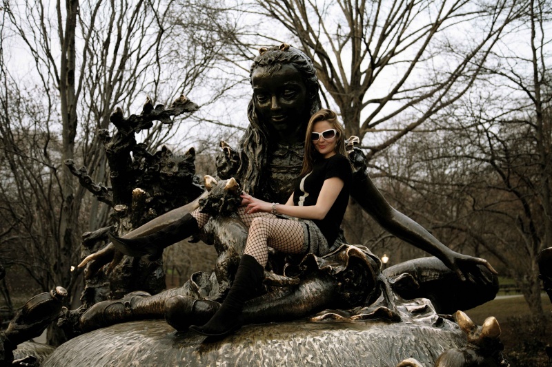 Female model photo shoot of Andrea  M C Grogan in Central Park, Manhattan