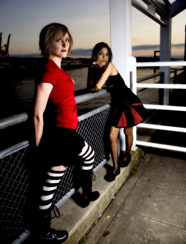 Female model photo shoot of NatashaReedPhotography and Jenifer Johnson in Pier 51, Seattle