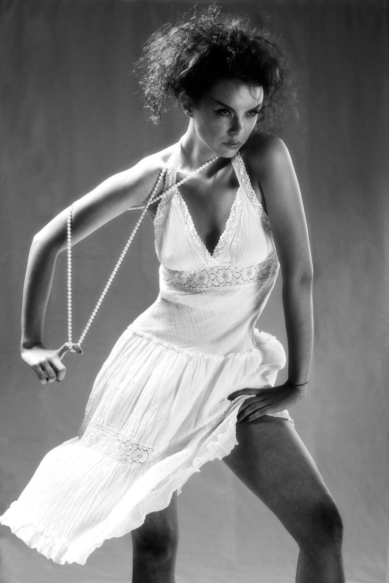 Female model photo shoot of Sylvia Mastropole by SilviaCarla Photography in Silviacarla studio NYC