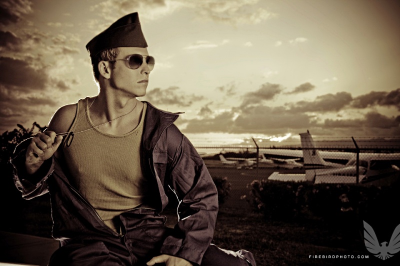 Male model photo shoot of shane j mcdonough in hickham airforce base, honolulu hawaii