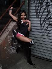 Female model photo shoot of Meli Star in Manhattan