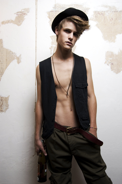 Male model photo shoot of Sterling U in Milan