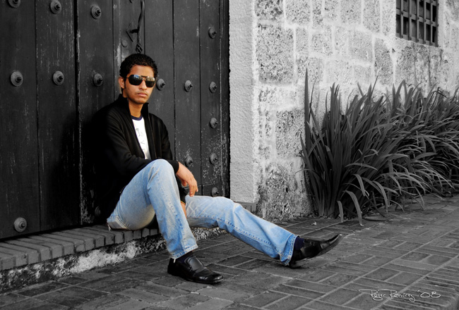 Male model photo shoot of Roger Ramirez in Zona Colonial, Santo Domingo