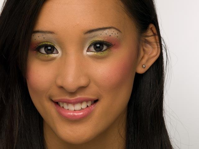 Female model photo shoot of Jessti by Lloyd K Barnes, makeup by ai nagasawa