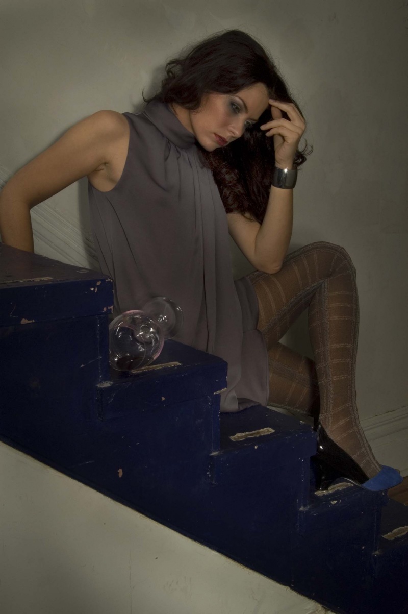 Female model photo shoot of Berling J in Dianna's House