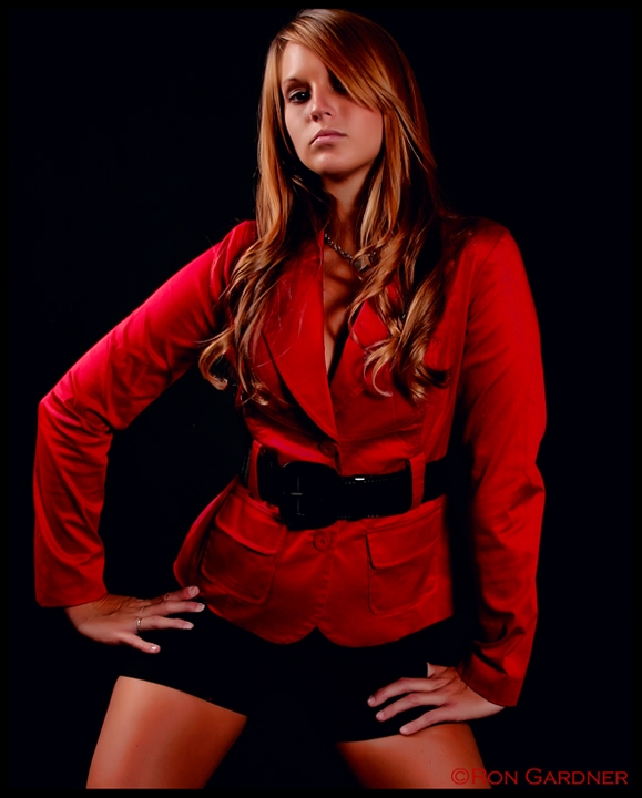 Female model photo shoot of Jennifer L Myers by Ron Gardner